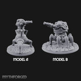 Cannon Barrel Aiming Construct Gun Turrets Miniature for Dungeons and Dragons, Pathfinder or other TTRPGs