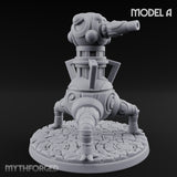 Cannon Barrel Aiming Construct Gun Turrets Miniature for Dungeons and Dragons, Pathfinder or other TTRPGs