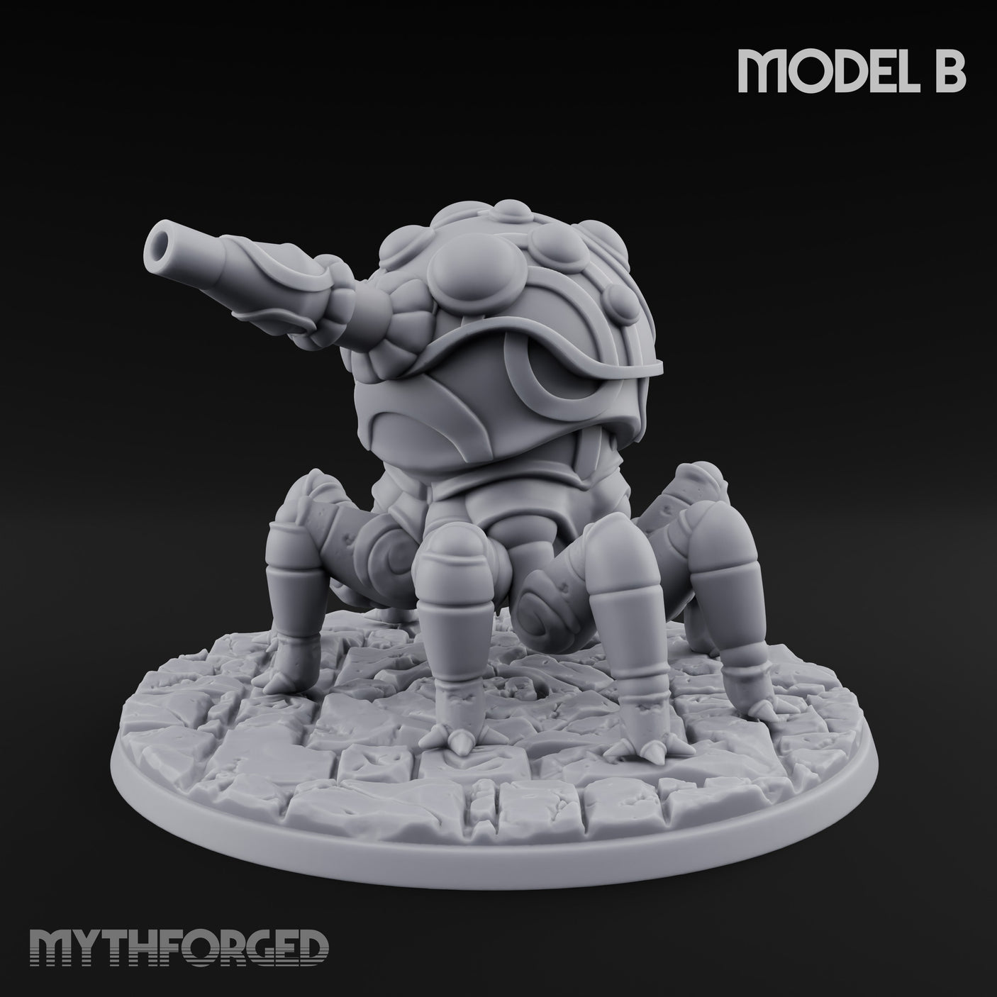 Cannon Barrel Aiming Construct Gun Turrets Miniature for Dungeons and Dragons, Pathfinder or other TTRPGs