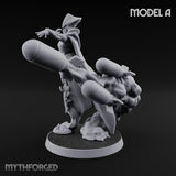 Cannon Conjuring Robed Artillery Witch A Miniature for Dungeons and Dragons, Pathfinder or other TTRPGs