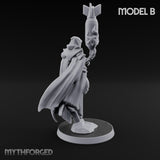 Cannon Conjuring Robed Artillery Witch B Miniature for Dungeons and Dragons, Pathfinder or other TTRPGs