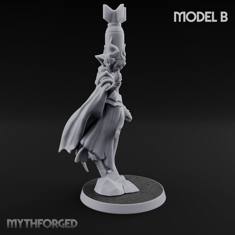 Cannon Conjuring Robed Artillery Witches Miniature for Dungeons and Dragons, Pathfinder or other TTRPGs