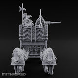 Canon Loaded Highland War Wagon Miniature for Dungeons and Dragons, Pathfinder or other TTRPGs