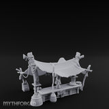 Canopy-Slung Bucket-Flanked Market Stall Counter gallery 2
