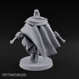 Cape Billowing Pistol Drawing Human Shogunate Sniper Miniature for Dungeons and Dragons, Pathfinder or other TTRPGs