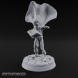 Cape Billowing Tome Reading Child Wizard Miniature for Dungeons and Dragons, Pathfinder or other TTRPGs