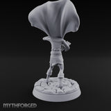 Cape Billowing Tome Reading Child Wizard Miniature for Dungeons and Dragons, Pathfinder or other TTRPGs
