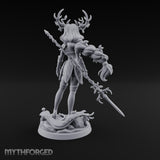Braid Heavy with Leaves Dryad Spear Warden