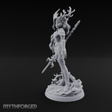 Braid Heavy with Leaves Dryad Spear Warden