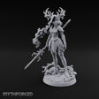 Braid Heavy with Leaves Dryad Spear Warden
