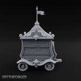 Ringmaster's Unwilling Guests Carnival Cage Wagon A