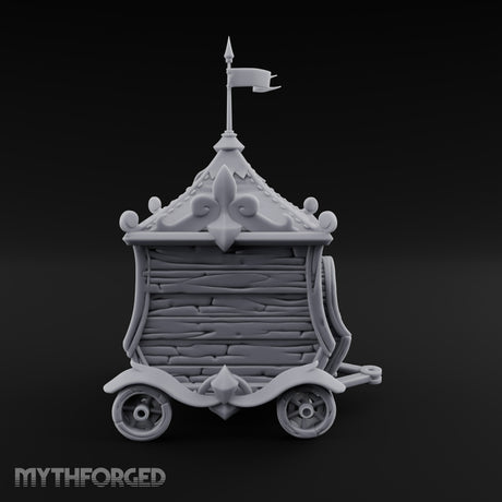Ringmaster's Unwilling Guests Carnival Cage Wagon A
