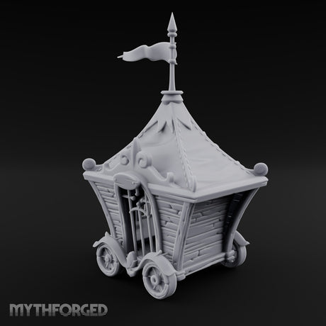 Ringmaster's Unwilling Guests Carnival Cage Wagon B