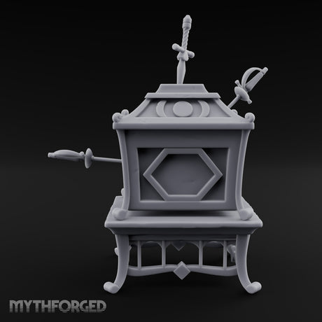 Swords Sawn Through, Nobody Hurt Ornate Magician's Sword Box