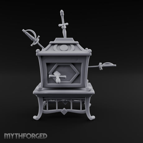 Swords Sawn Through, Nobody Hurt Ornate Magician's Sword Box