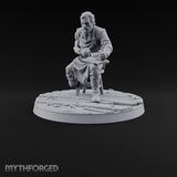 Succumbing to the Change Human Mutant D Miniature for Dungeons and Dragons, Pathfinder or other TTRPGs