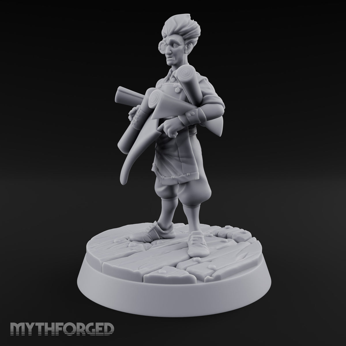 Scrolls Under Every Arm Human Cartographer B
