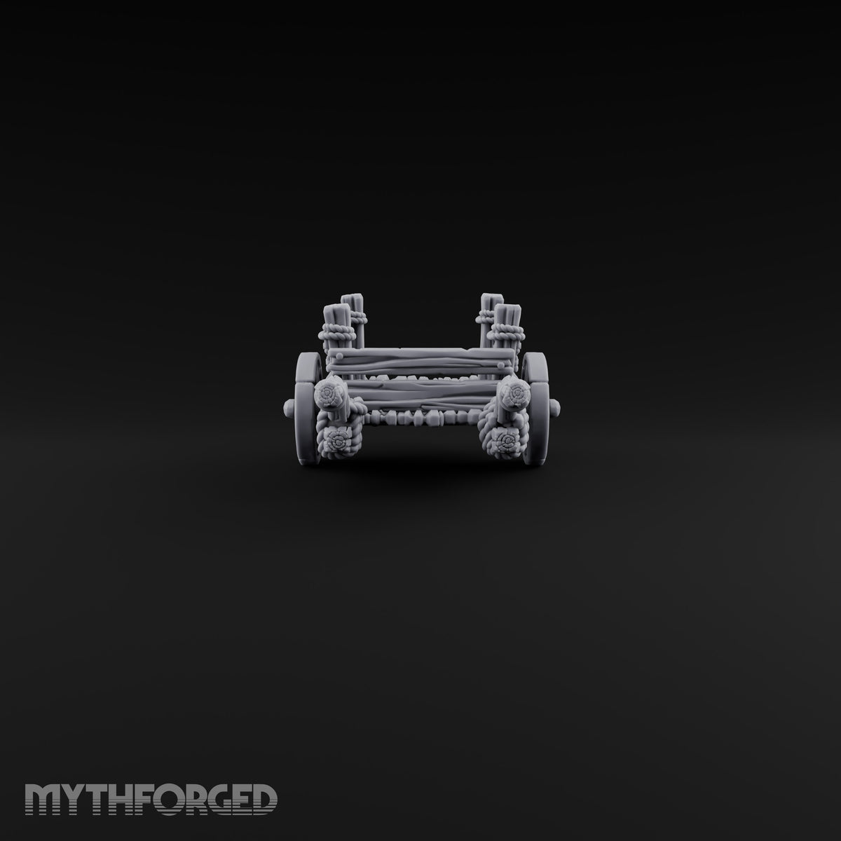 Rope-Lashed Farm Cart A