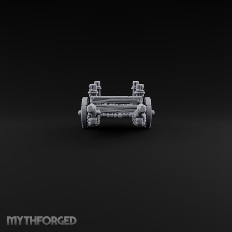 Rope-Lashed Farm Cart A Miniature for Dungeons and Dragons, Pathfinder or other TTRPGs