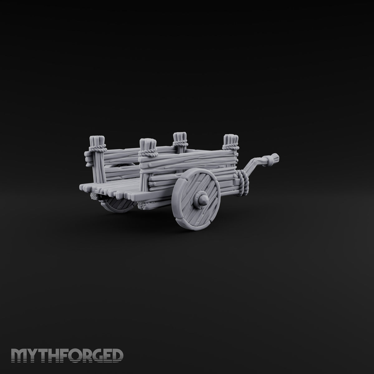 Rope-Lashed Farm Cart A