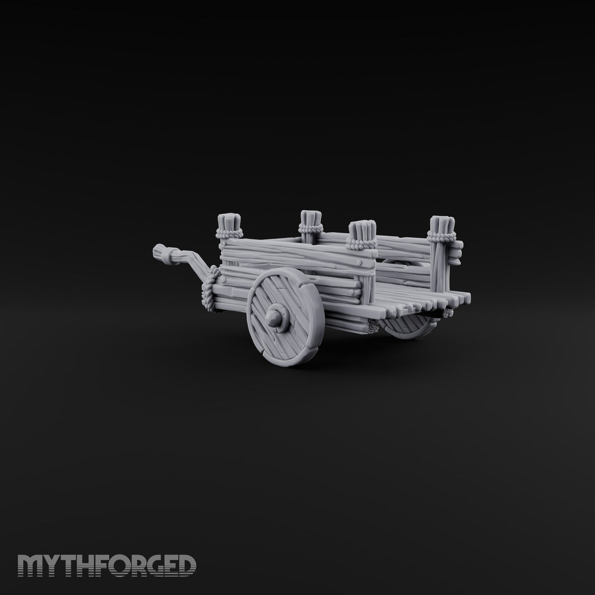 Rope-Lashed Farm Cart A