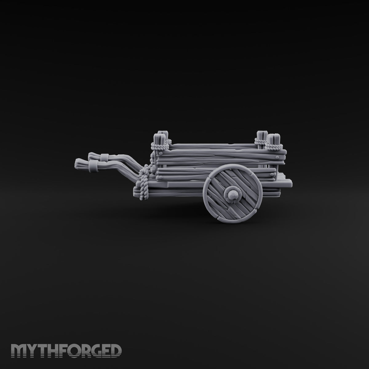 Rope-Lashed Farm Cart A