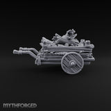 Rope-Lashed Farm Cart E