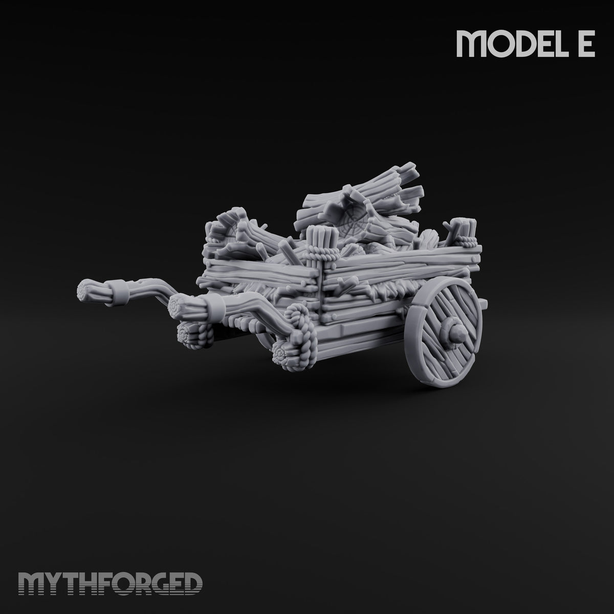 Rope-Lashed Farm Cart E