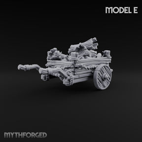 Rope-Lashed Farm Cart E