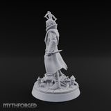 Crossbow at the Ready Human Vampire Hunter Miniature for Dungeons and Dragons, Pathfinder or other TTRPGs