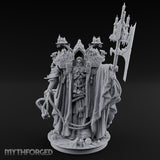 Cathedral Bearing Lich Archpriest Miniature for Dungeons and Dragons, Pathfinder or other TTRPGs