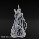 Cathedral Bearing Lich Archpriest Miniature for Dungeons and Dragons, Pathfinder or other TTRPGs