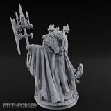 Cathedral Bearing Lich Archpriest Miniature for Dungeons and Dragons, Pathfinder or other TTRPGs