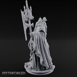 Cathedral Bearing Lich Archpriest Miniature for Dungeons and Dragons, Pathfinder or other TTRPGs