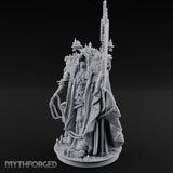 Cathedral Bearing Lich Archpriest Miniature for Dungeons and Dragons, Pathfinder or other TTRPGs