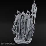 Cathedral Bearing Lich Archpriest Miniature for Dungeons and Dragons, Pathfinder or other TTRPGs