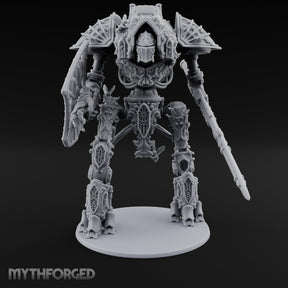 Cathedral Striding Gothic Mech Titan Miniature for Dungeons and Dragons, Pathfinder or other TTRPGs