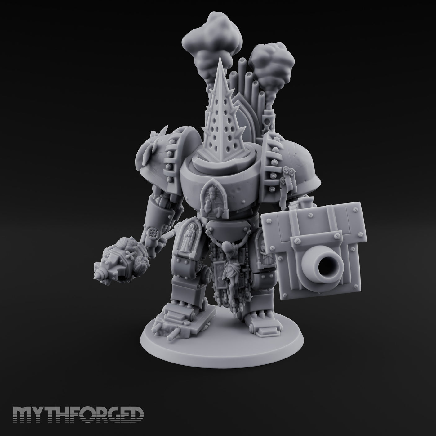 Cathedral Topped Steam Venting Anchorite Walker — Penitant / Mortar