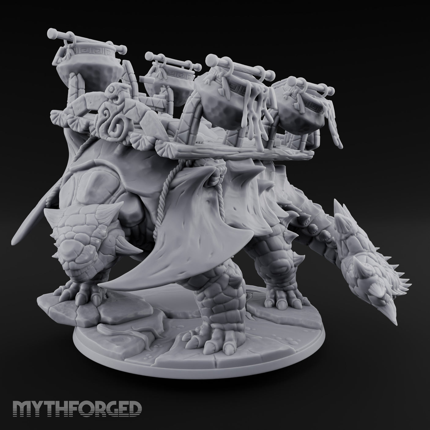 Cauldron Hauling Ankylosaurus Beast of Burden gallery 1