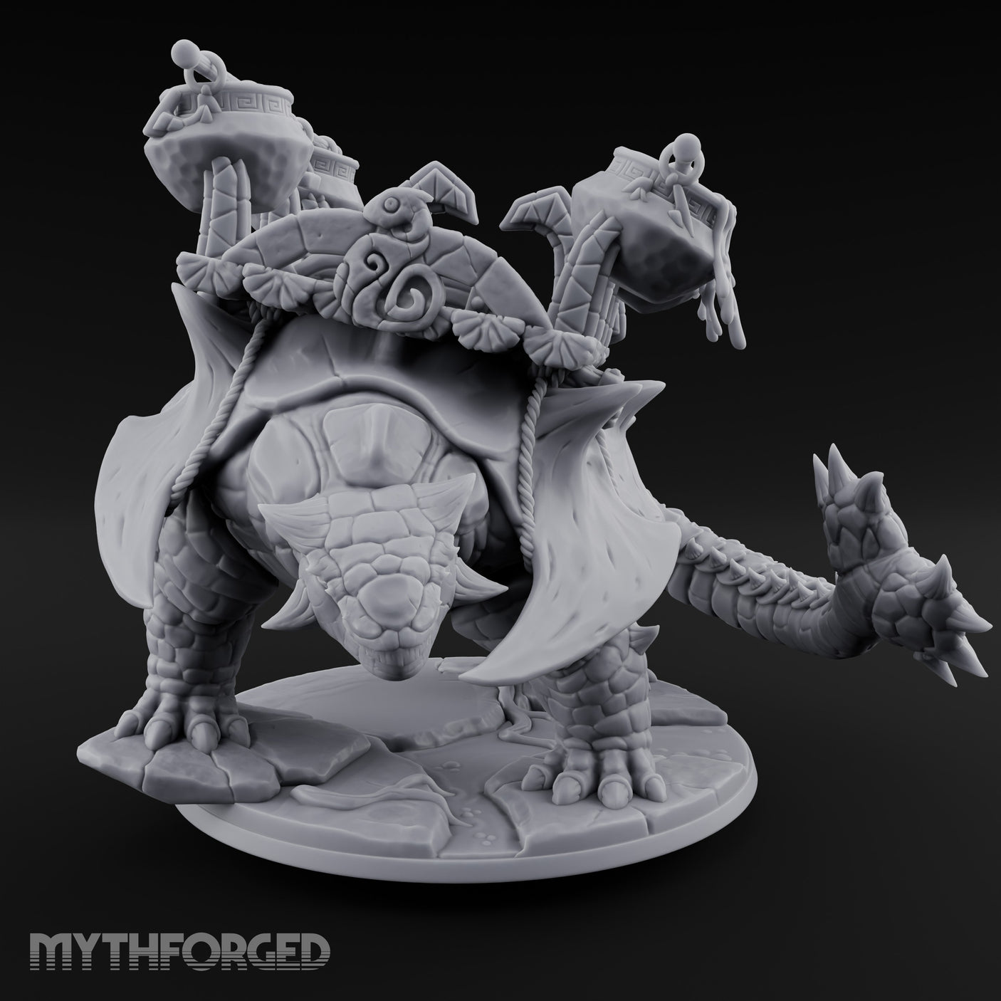 Cauldron Hauling Ankylosaurus Beast of Burden gallery 2