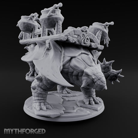 Cauldron Hauling Ankylosaurus Beast of Burden gallery 3