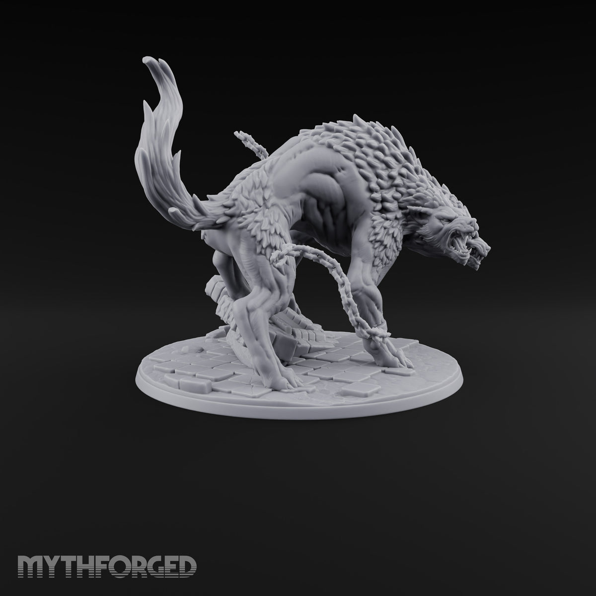 Slipped the Last Link Cerberus Three-Headed Hellhound