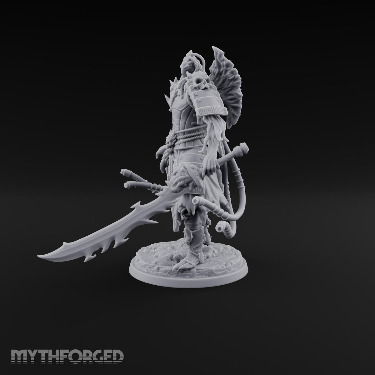Arm Wrestling Gods Death Knight Bird-Crested Samurai Warlord