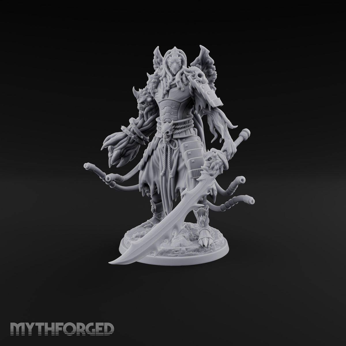 Arm Wrestling Gods Death Knight Bird-Crested Samurai Warlord