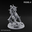 Chain And Trophy Dragging Hill Giant Warrior A Miniature for Dungeons and Dragons, Pathfinder or other TTRPGs