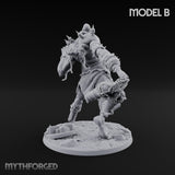 Chain And Trophy Dragging Hill Giant Warrior B Miniature for Dungeons and Dragons, Pathfinder or other TTRPGs