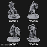 Chain And Trophy Dragging Hill Giant Warriors — Full Set