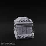 Chain-Crossed Rune-Banded Stone Treasure Chest gallery 4