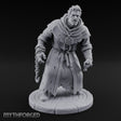 Chain Dangling Human Cultist Miniature for Dungeons and Dragons, Pathfinder or other TTRPGs