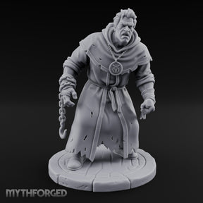 Chain Dangling Human Cultist Miniature for Dungeons and Dragons, Pathfinder or other TTRPGs